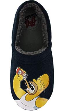 The Simpsons Powered by Duff Men's Slippers