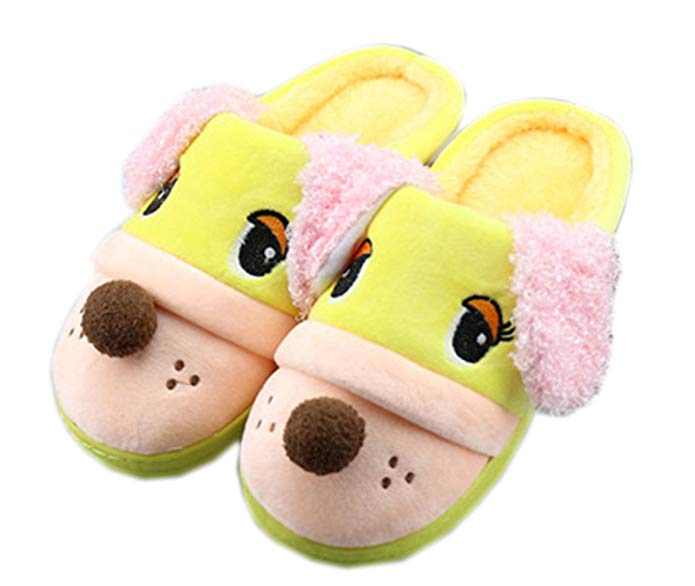 Women Kawaii Animal Dog Cartoon Warm Home Slippers