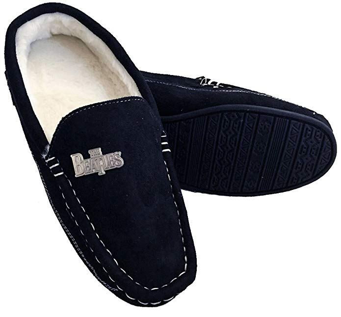 Rock Robes The Beatles Stitch Moccasin Men's Slippers