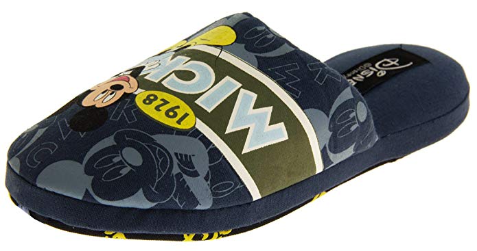 Disney Mens Novelty Slipper Mules