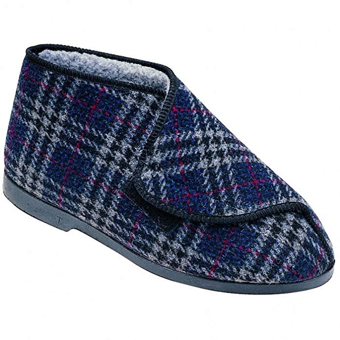 GBS William Great British Touch Fastening Bootee/Mens Slippers/Mens Bootee