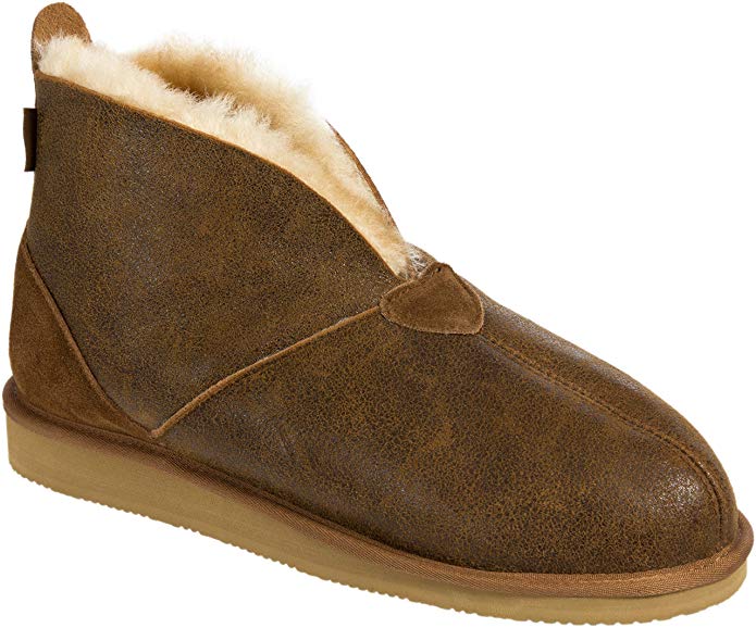 Men's Gunner Australian Merino Sheepskin Slippers with Arch Support