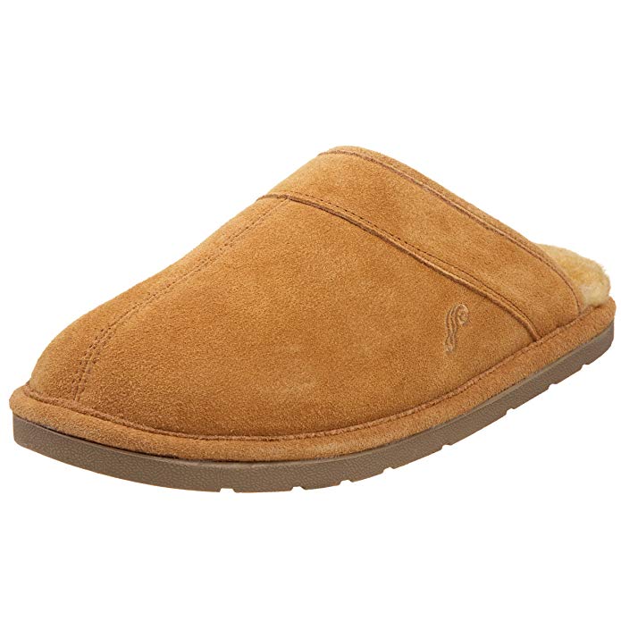 Lamo Men's Romeo Slip-On Loafer, Shoes, Suede, Chestnut