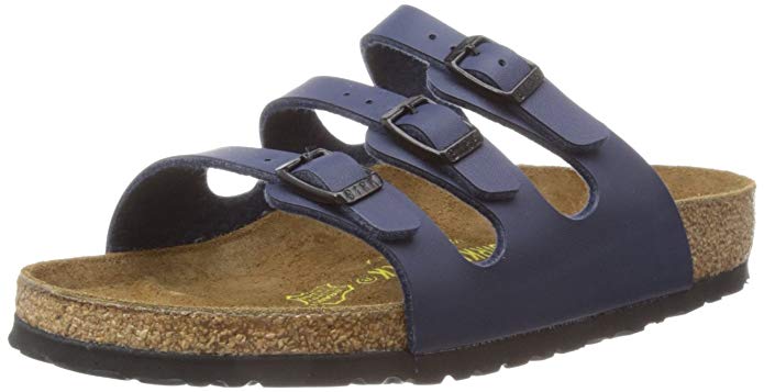 Birkenstock 554713 Florida Blue Soft Footbed Birko-Flor - Narrow - All Sizes Brand New