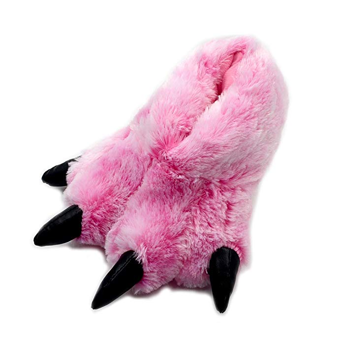 Millffy Funny Slippers Grizzly Bear Stuffed Animal Claw Paw Slippers Toddlers Costume Footwear