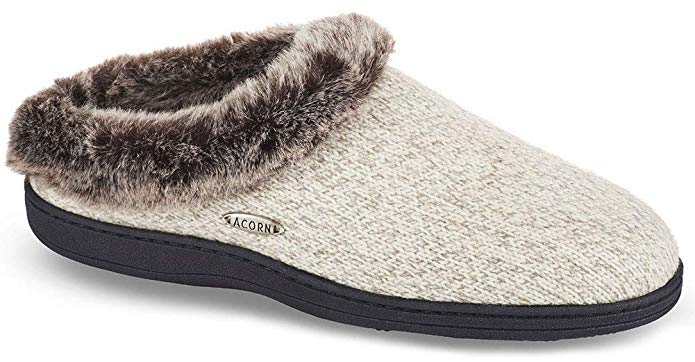 Acorn, Chinchilla Clog Ragg, Women's Charcoal Heather,