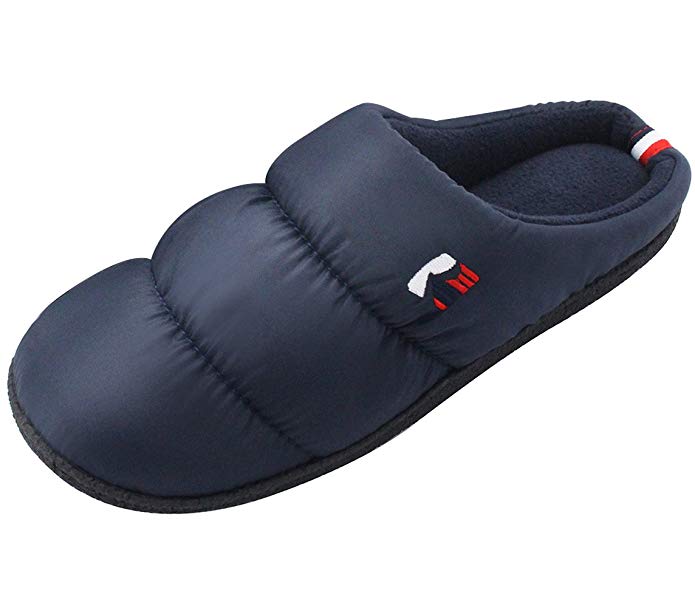 RockDove Men's Slip-On Down Camper Memory Foam Slipper