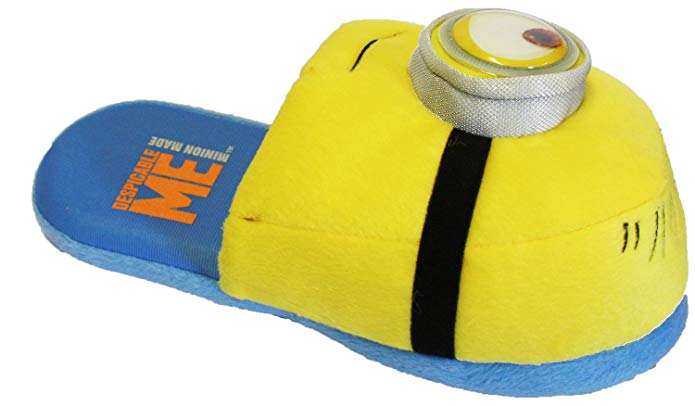 Despicable Me Minions Novelty 3D Mens Mule Slippers