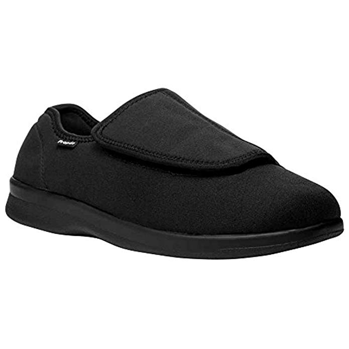 Propet Men's Cush'N Foot Slipper Black 12 X (3E) & Oxy Cleaner Bundle