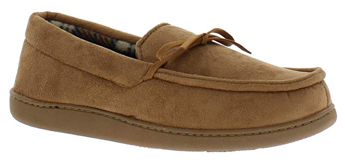 Van Heusen Mens Soft Flannel Lined Slipper Mocassins