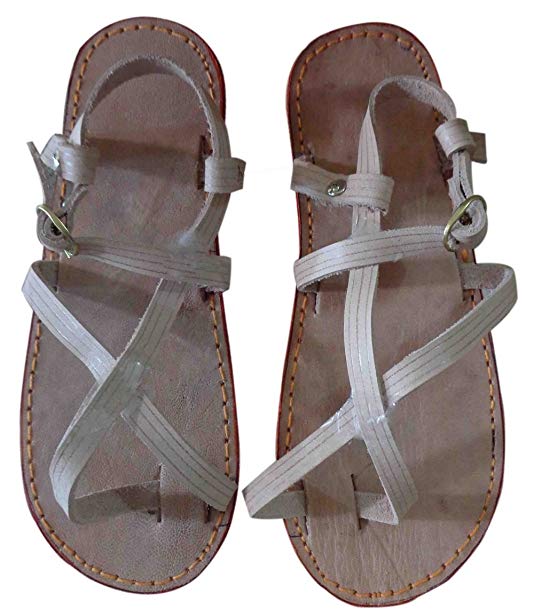 BonBalloon Camel Leather Egypt Handmade Bedouin Sandal Slipper Gladiator 438