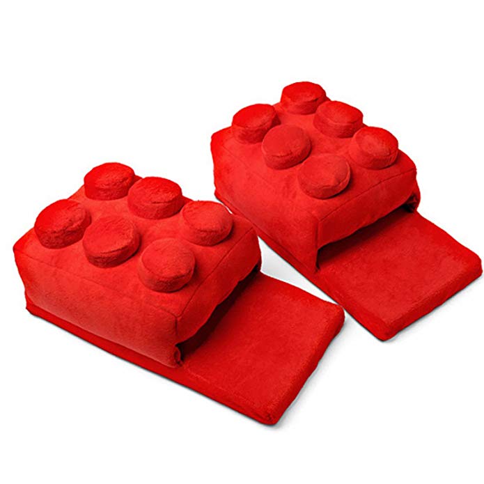 Brick Building Blocks Style Slippers