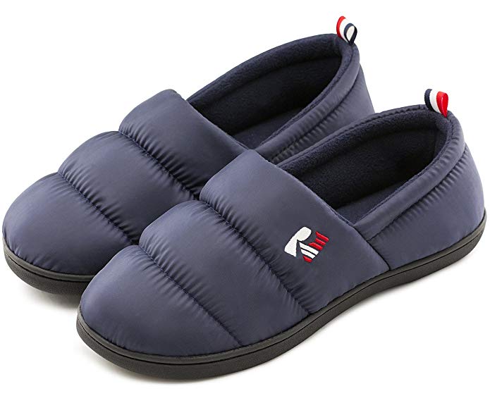 RockDove Men's Closed Back Down Camper Memory Foam Slipper