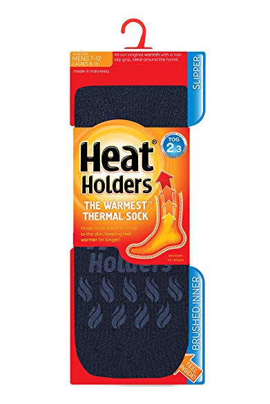 Grabber Men's Heat Holders Slipper Socks