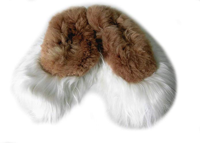 Alpakaandmore Unisex Alpaca Fur Home Slippers Bedshoes Fluffy Comfy