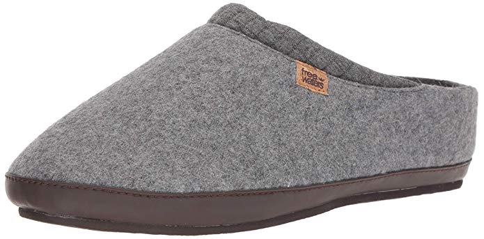 Freewaters Men's Jeffrey House Shoe Slipper W/Happy Arch Support Durable Indoor/Outdoor Sole