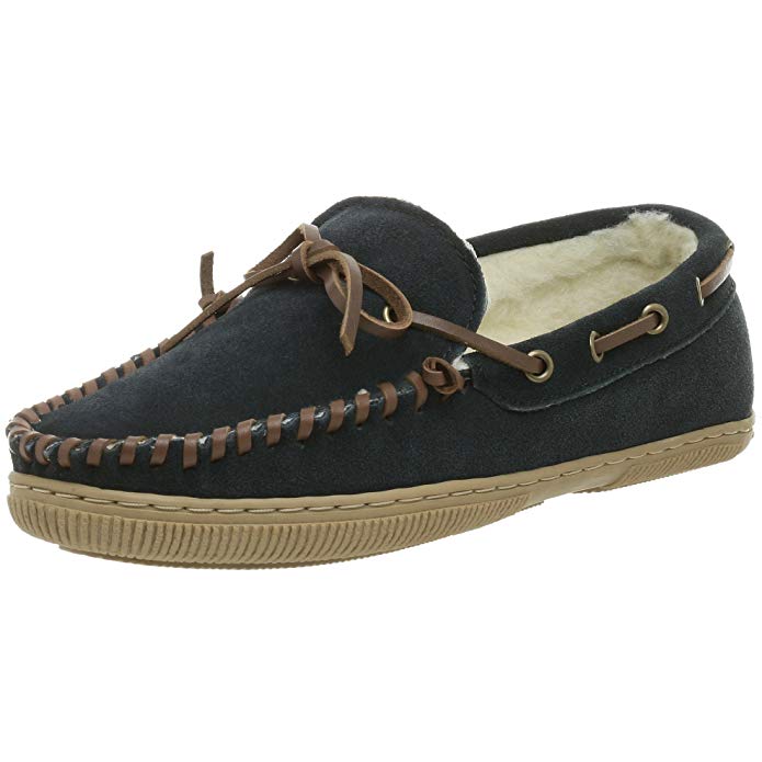 Tamarac by Slippers International Men's Suede Moccasin Slipper