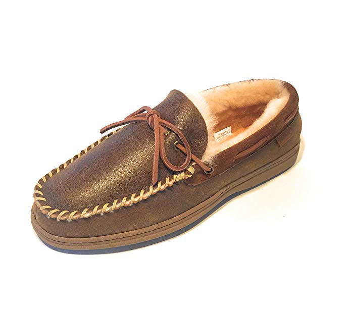 Qwaruba Sheepskin Men's Sydney Low Back Moc