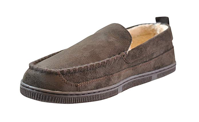 Van Huesen Mens Bert Pile Lined Slipper