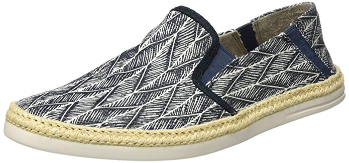 CLARKS Men’s Bota Step Espadrilles, Blue, 6 UK