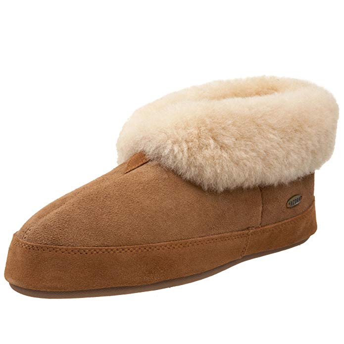 ACORN Men's Sheepskin Bootie Slipper