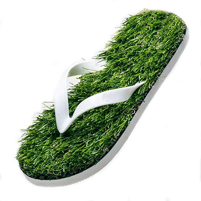 wyhweilong The Walking Grass Slipper Men Women