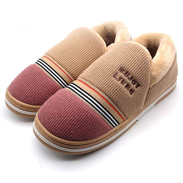 Paangkei Women's Big Girl's Indoor Slippers Comfort Anti-Slip House Shoes