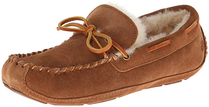 ACORN Men's Sheepskin Moxie Moc Slipper