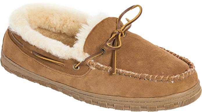 Men's Overland Sydney Sheepskin Moccasin Slippers